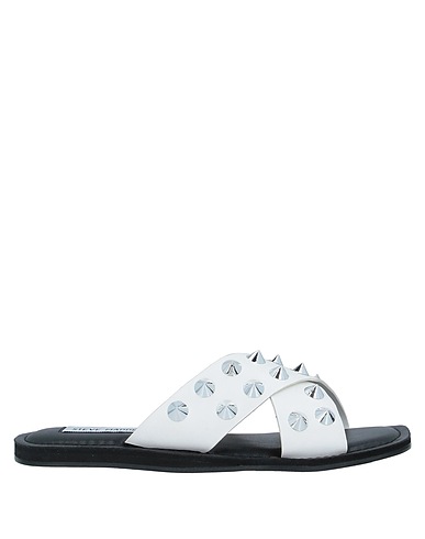 STEVE MADDEN Sandals White Textile fibres