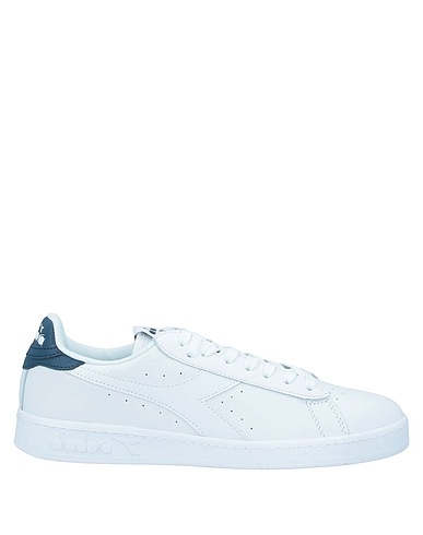 DIADORA Sneakers White Leather, Textile fibers