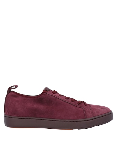 SANTONI Sneakers Plum Leather
