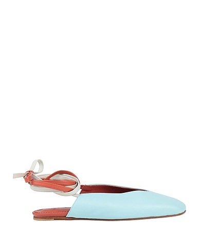 THE VOLON Footwear Sky blue Bovine leather