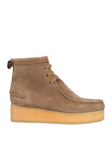 CLARKS ORIGINALS Ankle boot Khaki Leather