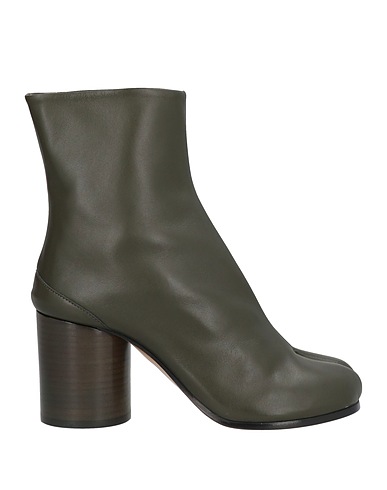MAISON MARGIELA シューズ ミリタリーグリーン 革（なめし加工）