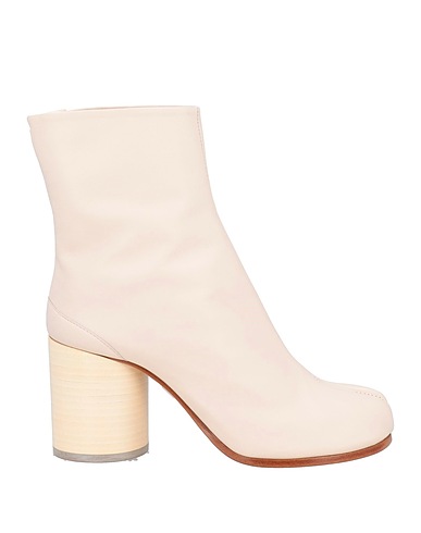 MAISON MARGIELA Stiefelette Elfenbein Leder