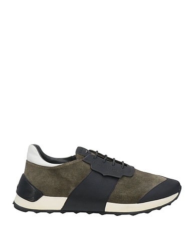 ALBERTO GUARDIANI Sneakers Military green Soft Leather