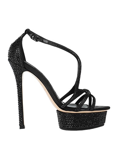 LE SILLA Sandals Black Leather