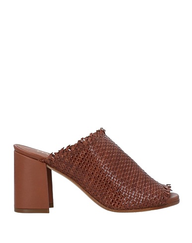 WUNDERL Sandals Chocolate brown Leather