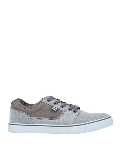 DC SHOES Кеды и кроссовки Серый Текстильное волокно