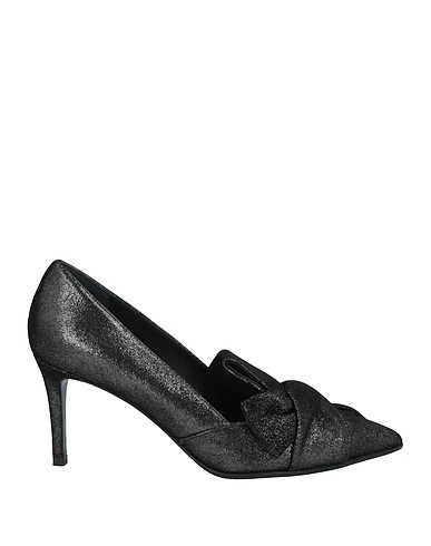 CHANTAL 1962 Loafers Charcoal Leather