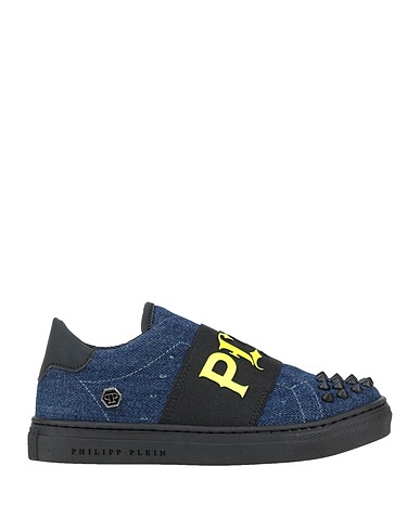PHILIPP PLEIN Sneakers Blue Textile fibres, Other Fibres