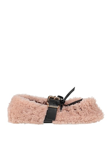 MARNI Ballet flats Blush Shearling, Leather