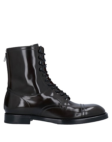 DOLCE&GABBANA Ankle boot Dark brown Leather