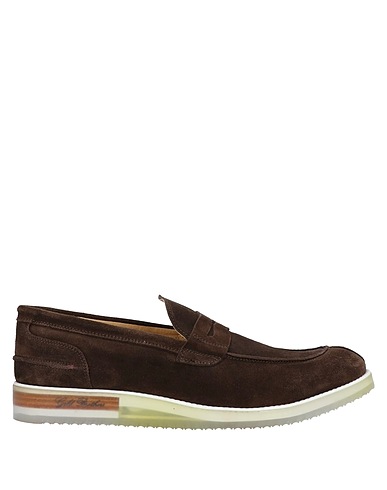GOLD BROTHERS Loafers Chocolate brown Leather