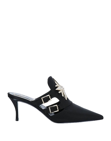 ROGER VIVIER Mules and clogs Black Textile fibres