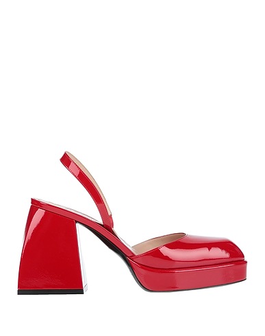 NODALETO Décolleté Rosso Pelle