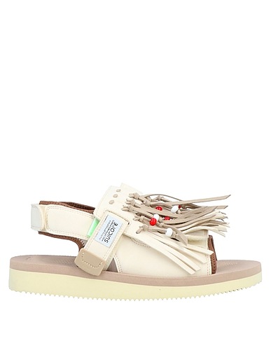 SUICOKE Sandals Ivory Other Fibres, Textile fibres