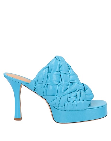 BOTTEGA VENETA Sandalen Himmelblau Lammleder