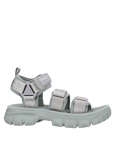 SHAKA Sandals Light grey Textile fibers