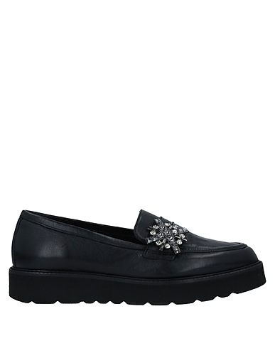 NERO GIARDINI Loafers Black Soft Leather
