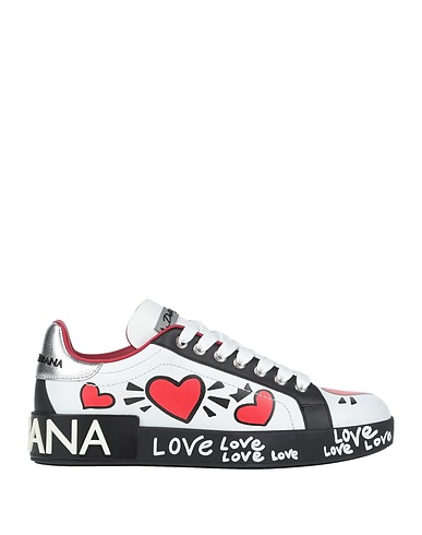 DOLCE&GABBANA Sneakers White Soft Leather