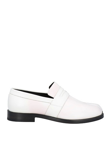 MAISON MARGIELA Mocassino Bianco Pelle