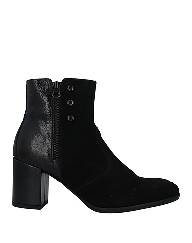 NERO GIARDINI Ankle boot Black Goat skin