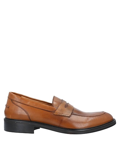 MIKEKONOS Loafers Camel Soft Leather