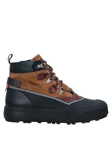 SANTONI Stiefelette Schwarz Leder, Gewebefasern