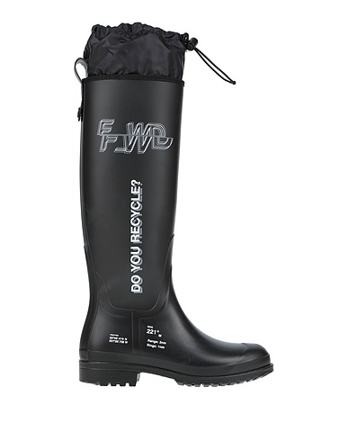 F_WD Boots Black Rubber