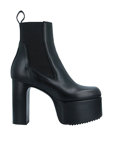 RICK OWENS Ankle boot Black Soft Leather