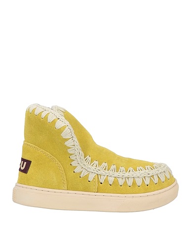 MOU Stiefelette Limettengrün Leder