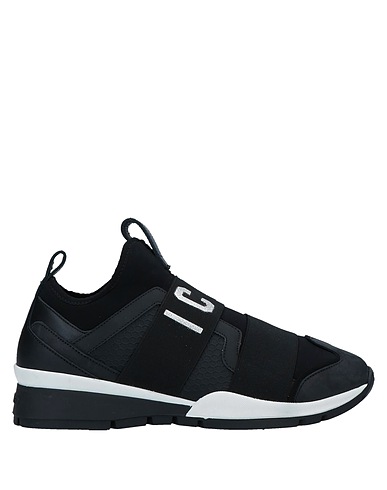 DSQUARED2 Sneakers Black Leather, Textile fibers