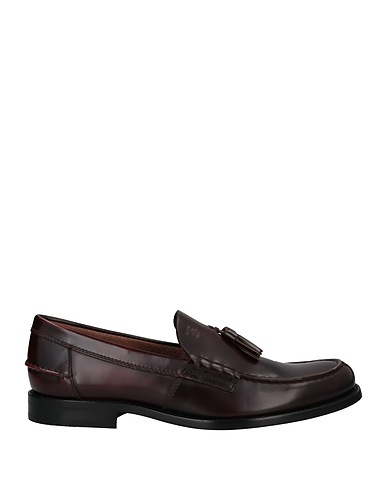 TOD'S Loafers Plum Soft Leather