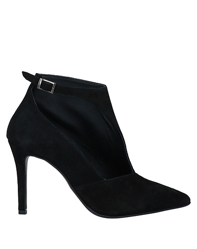 CAFèNOIR Stiefelette Schwarz Leder