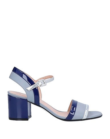 POLLINI Sandali Grigio Pelle, Poliuretano