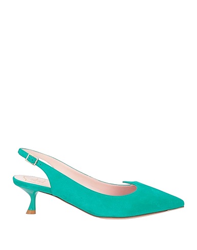 ROGER VIVIER Туфли Изумрудный Кожа