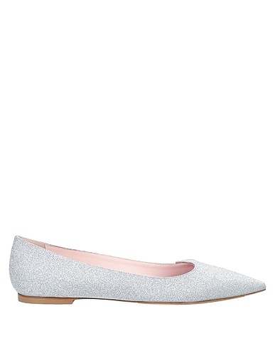 ROGER VIVIER バレリーナ シルバー 紡績繊維