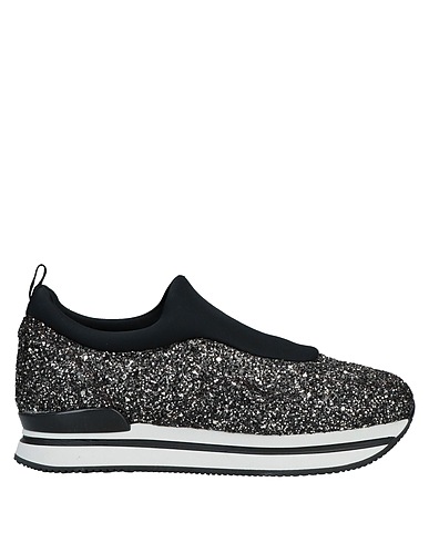 HOGAN Sneakers Platinum Textile fibers