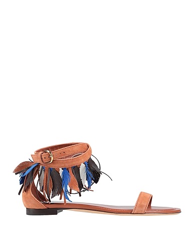 TOD'S Sandals Tan Soft Leather