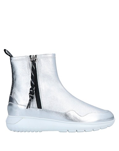 HOGAN Ankle boot Silver Leather