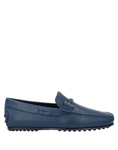 TOD'S Loafers Blue Calfskin