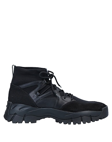 TOD'S Sneakers Black Textile fibers, Leather