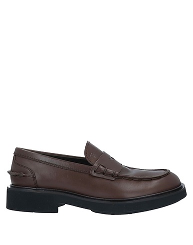 TOD'S Loafers Dark brown Calfskin
