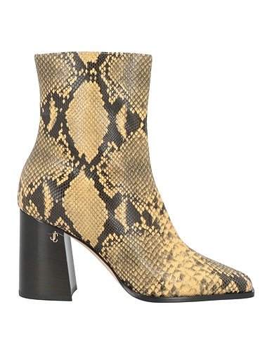 JIMMY CHOO Ankle boot Pastel yellow Leather