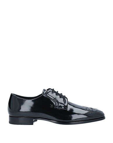 TOD'S Laced shoes Black Leather