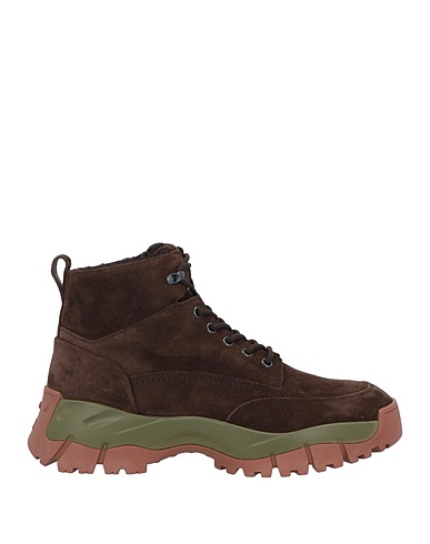 TOD'S Ankle boot Dark brown Shearling