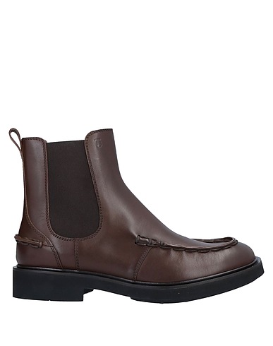 TOD'S Ankle boot Dark brown Soft Leather