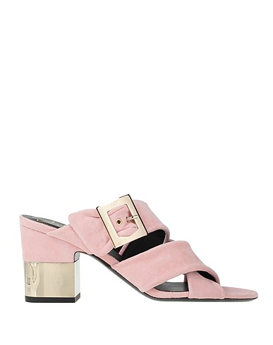 ROGER VIVIER Sandals Pink Soft Leather