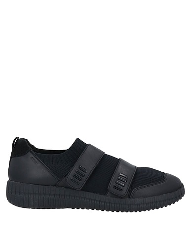 GEOX Sneakers Negro Cuero, Fibras textiles