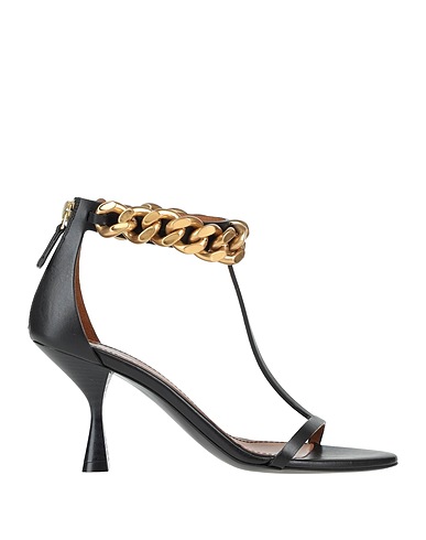 STELLA McCARTNEY Sandals Black Textile fibers