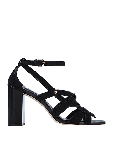 TOD'S Sandals Black Leather